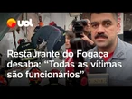 Restaurante do Fogaça desaba: 'Imóvel tem rachaduras, mas não sabe se são de antes', diz bombeiro