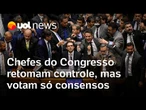 Motta e Alcolumbre retomam controle do Congresso, mas votam o mínimo e só consensos