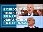 Biden revela colaboração com Trump para trégua histórica entre Israel e Hamas