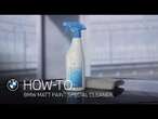 How-To: Properly Cleaning BMW Matt Paints.