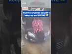 Impatient driver breaks faulty car wash