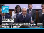 Le premier des défis de Michel Barnier : le projet de loi de finances 2025 • FRANCE 24