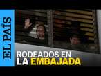 VENEZUELA | La embajada argentina, rodeada por las autoridades, con opositores en su interior