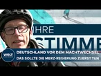 DEUTSCHLAND: Die Herausforderungen sind gewaltig - Was sollte die Merz-Regierung zuerst anpacken?