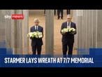 Sir Keir Starmer lays wreath at 7/7 memorial in Hyde Park