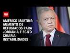 Américo Martins: Aumento de refugiados para Jordânia e Egito criaria instabilidades | BASTIDORES CNN