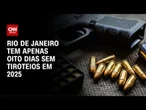 RJ tem apenas oito dias sem tiroteios desde janeiro | CNN PRIME TIME