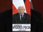 Kaczyński: Trudne wyzwania w kształtowaniu relacji międzynarodowych