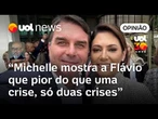 Michelle Bolsonaro mostra a Flávio que pior do que uma crise, só duas crises | Josias de Souza