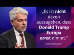 Carlo Masala über Trumps Strategie im Ukraine-Krieg und europäische Sicherheitspolitik |maischberger