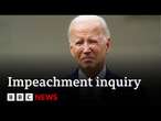 Joe Biden faces formal impeachment inquiry | BBC News