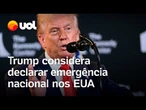 Trump considera declarar emergência nacional para fazer intervenção federal em Washington