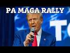 LIVE: Donald Trump hosts MAGA rally in Pennsylvania