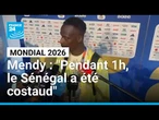 Édouard Mendy, gardien du Sénégal : "Pendant une heure, on a été costaud" • FRANCE 24