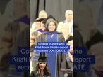 College student who Kristi Noem tried to deport receives doctorate