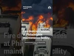 Busses burn at Philadelphia maintenance facility