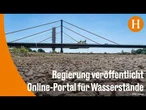 Dürre und Hitze: Bundesregierung startet Informationssystem für Niedrigwasser