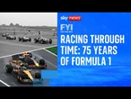 FYI: Racing through time: 75 years of Formula 1