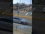 New footage shows an SUV smashed by a train