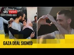 Trump declares peace after Gaza deal signed and hostages and prisoners released | Sky News coverage