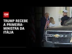 Donald Trump recebe na Casa Branca a primeira-ministra da Itália | BASTIDORES CNN