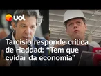 Haddad e Tarcísio se atacam após ação de Trump: 'Cabe a ele falar menos e trabalhar mais'