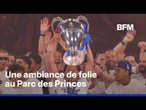 La communion entre les joueurs du PSG et les supporters au Parc des Princes