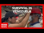 Surviving Venezuela's devastating earthquake | BBC News