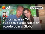 Collor repassa TV à esposa e recorre ao STF para retomar acordo com a Globo