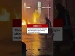 Dozens hurt in Bologna protests after man dies while being restrained by police. #Bologna #BBCNews