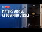 Watch live: Mayors arrive at Downing Street for first meeting with new prime minister