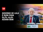 Atlas/Bloomberg: governo Lula é ruim para 51,2%; 41,6%, acham bom | LIVE CNN