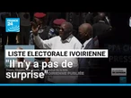 Liste électorale ivoirienne publiée : "Il n'y a pas de surprise" • FRANCE 24