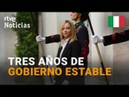 ITALIA: GIORGIA MELONI cumple TRES AÑOS como PRIMERA MINISTRA con una CRECIENTE POPULARIDAD | RTVE