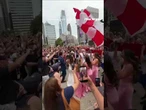 Croatian fans CRASH wedding during World Cup match #shorts #us #news #worldcup