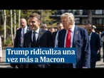 Trump ridiculiza una vez más a Macron tras su marcha del G7: "Siempre se equivoca"