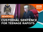 Teen rapists face custody after appeal overturns 'lenient' sentence | BBC Newscast