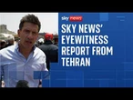 'Nobody likes Trump': Sky News finds defiance on the streets of Tehran