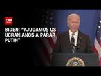 Biden: “Ajudamos os ucranianos a parar Putin” | CNN PRIME TIME