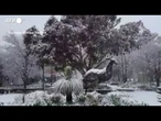 La neve ricopre l'Australia, imbiancato il campus dell'Universita' del New England