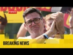 Andy Burnham delivers speech in Central London