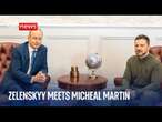 Taoiseach Micheál Martin holds news conference after meeting with Zelenskyy in Ireland