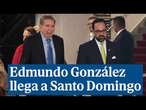 Edmundo González llega a Santo Domingo, última parada de su gira antes de la toma de posesión