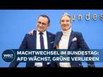 NEUER BUNDESTAG: Erste Weichen nach der Wahl – AfD bestätigt Führung, Grüne kämpfen mit Verlusten!