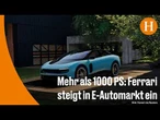 „Luce“: Ferrari bringt erstes Elektro-Modell auf den Markt