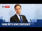 NATO chief speaks to media ahead of leaders' summit