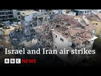 Israel and Iran exchange fire through night with blasts heard in Jerusalem and Tel Aviv | BBC News
