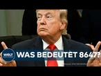 8647 IN WASHINGTON ENTDECKT: Todesdrohung gegen Donald Trump? Polizeieinsatz wegen mysteriöser Zahl