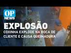 Coxinha explode na boca de cliente e causa queimadura | O POVO NEWS