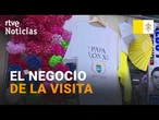 RESTAURANTES, TIENDAS y HOTELES aprovechan la visita de LEÓN XIV para hacer negocio. |RTVE Noticias